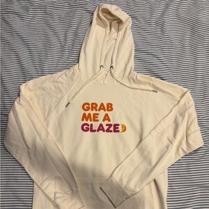 Dunkin “Grab Me a Glazed” Cream Hoodie